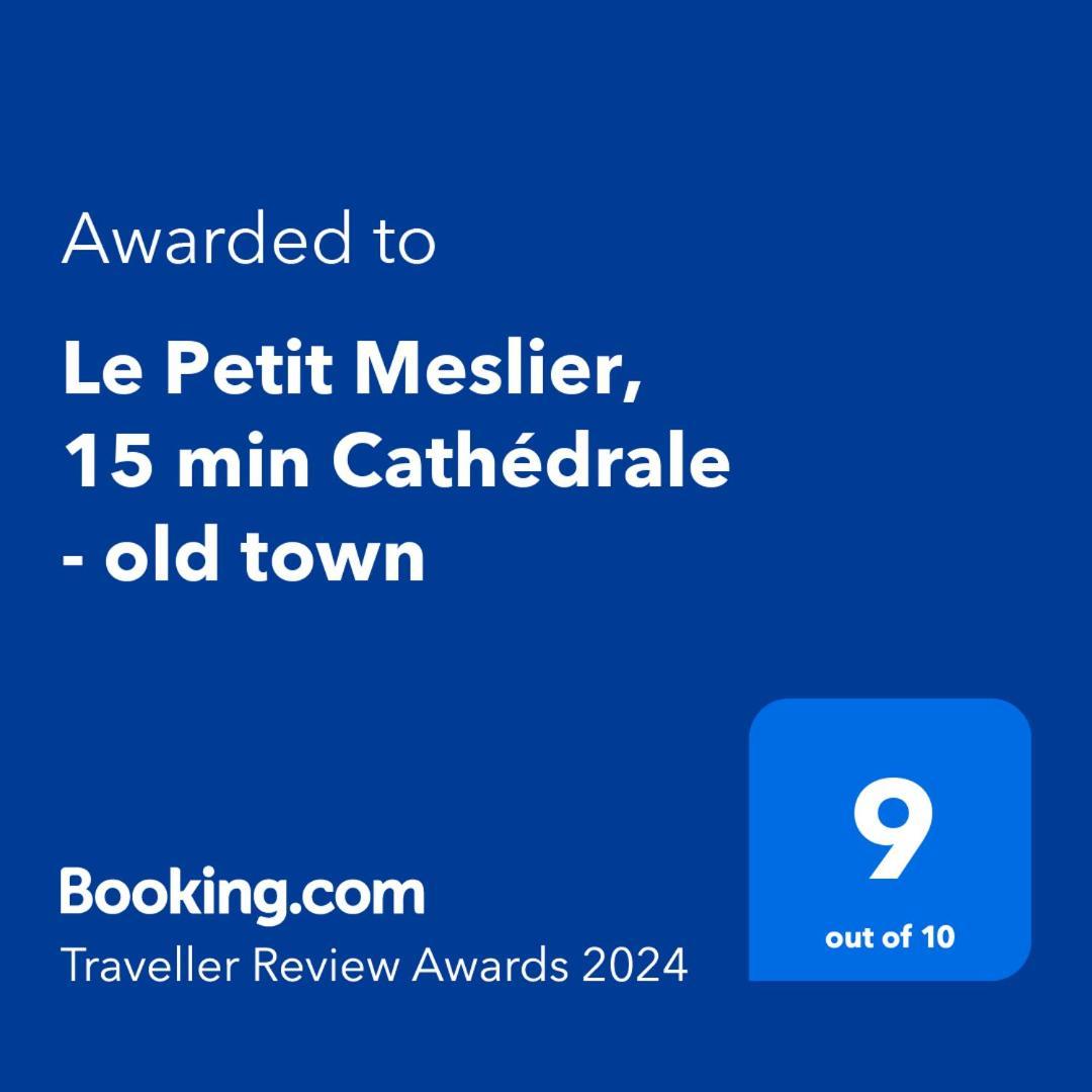 Apartamento Le Petit Meslier, 15 Min Cathedrale - Old Town Reims Exterior foto